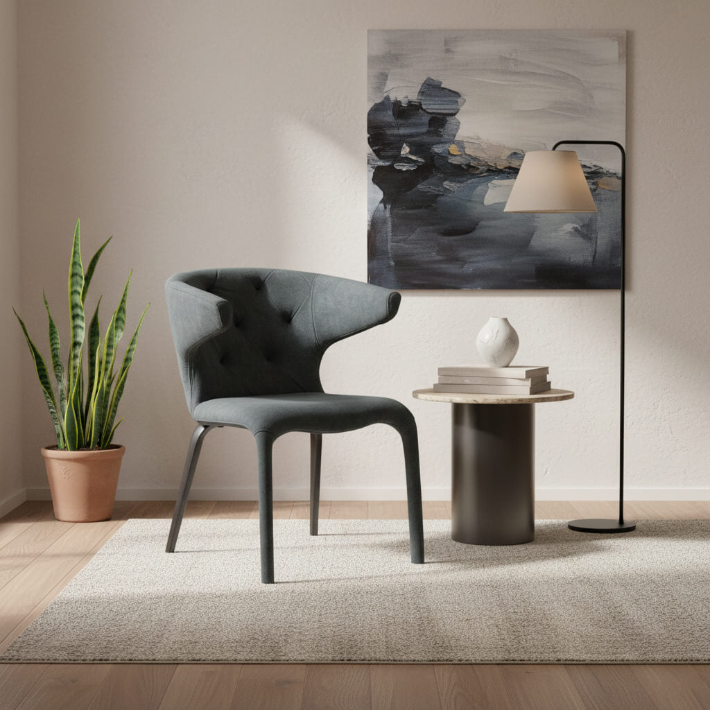 καρέκλα κουζίνας dining chair - Lux Furniture / Grey