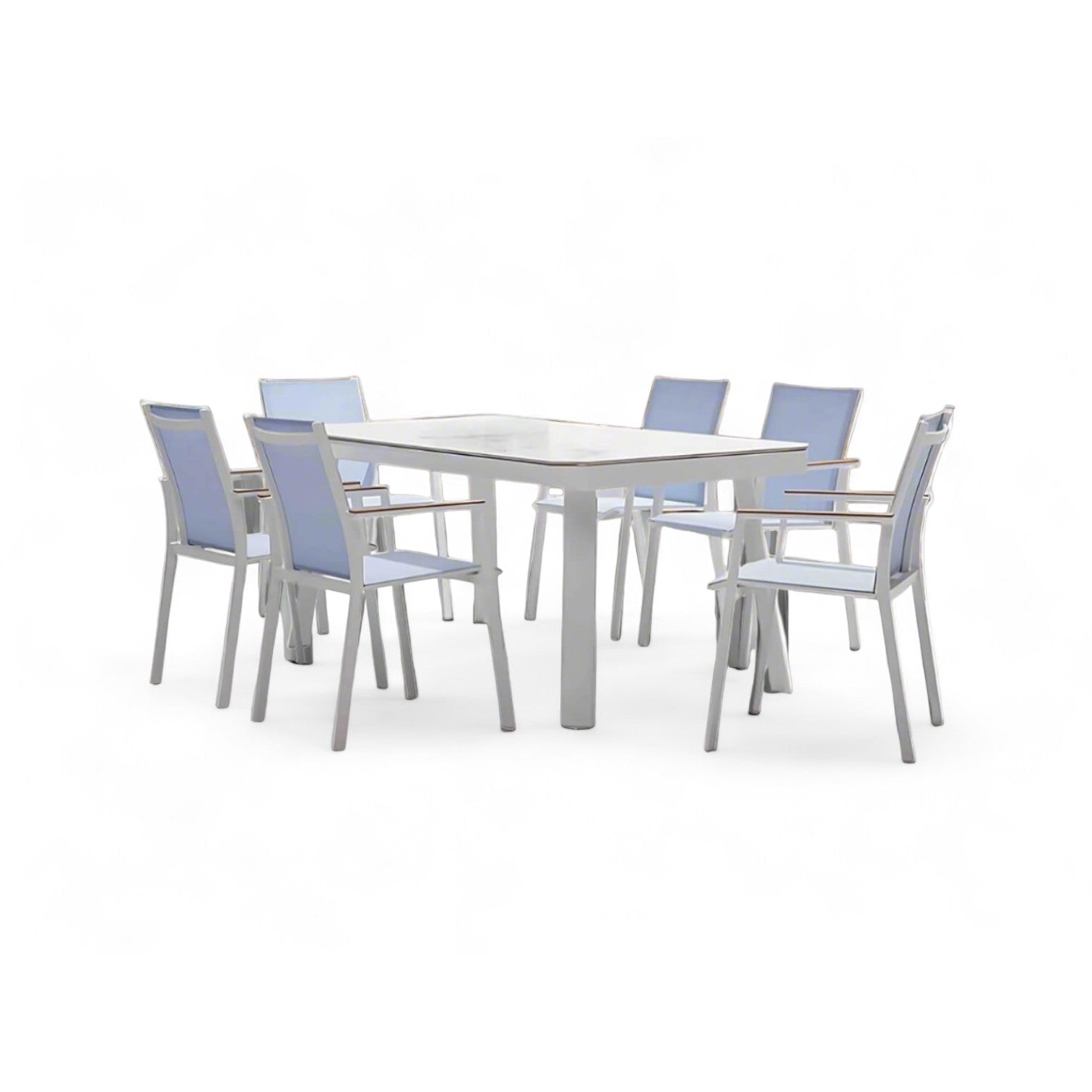 Αλουμίνια Τραπεζαρία Κήπου Alpha | Lux Furniture