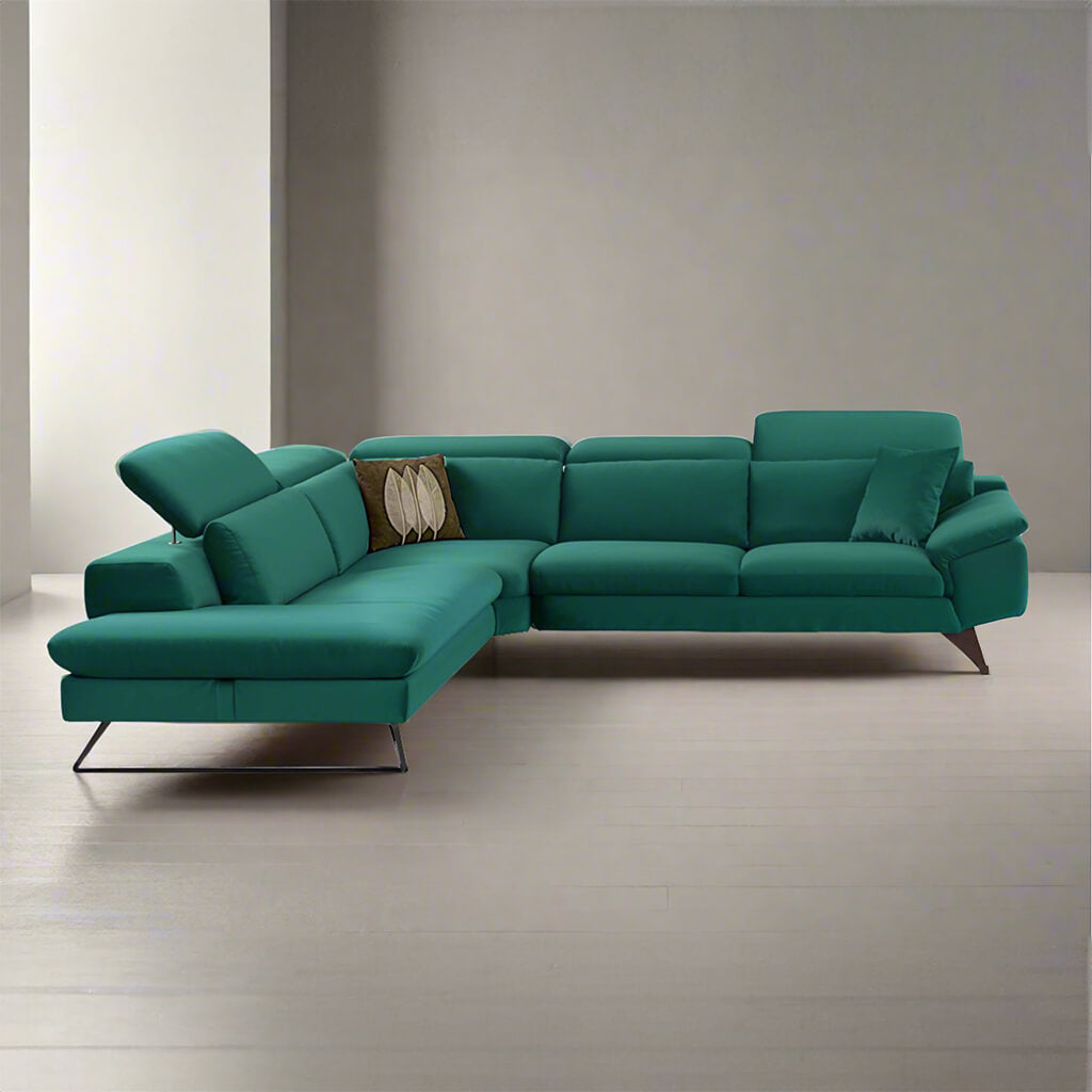 berlin corner sofa turquoise - Lux Furniture / Turquoise