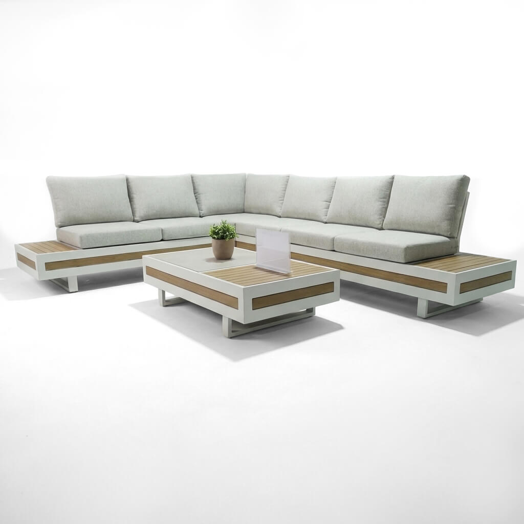 kathistiko alouminiou gia ton kipo, me mpez maksilaria