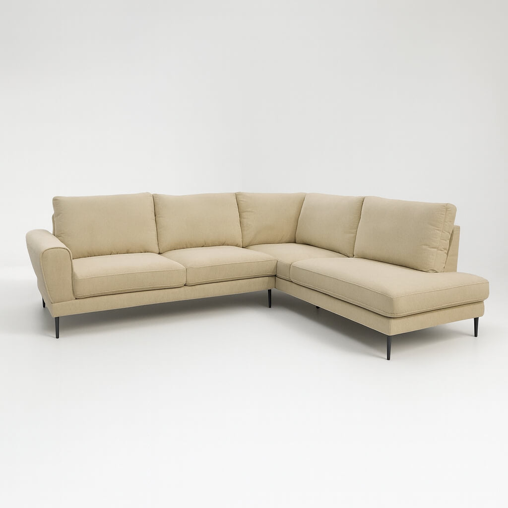 μοντέρνος γωνιακός καναπές Φάρο / Beige