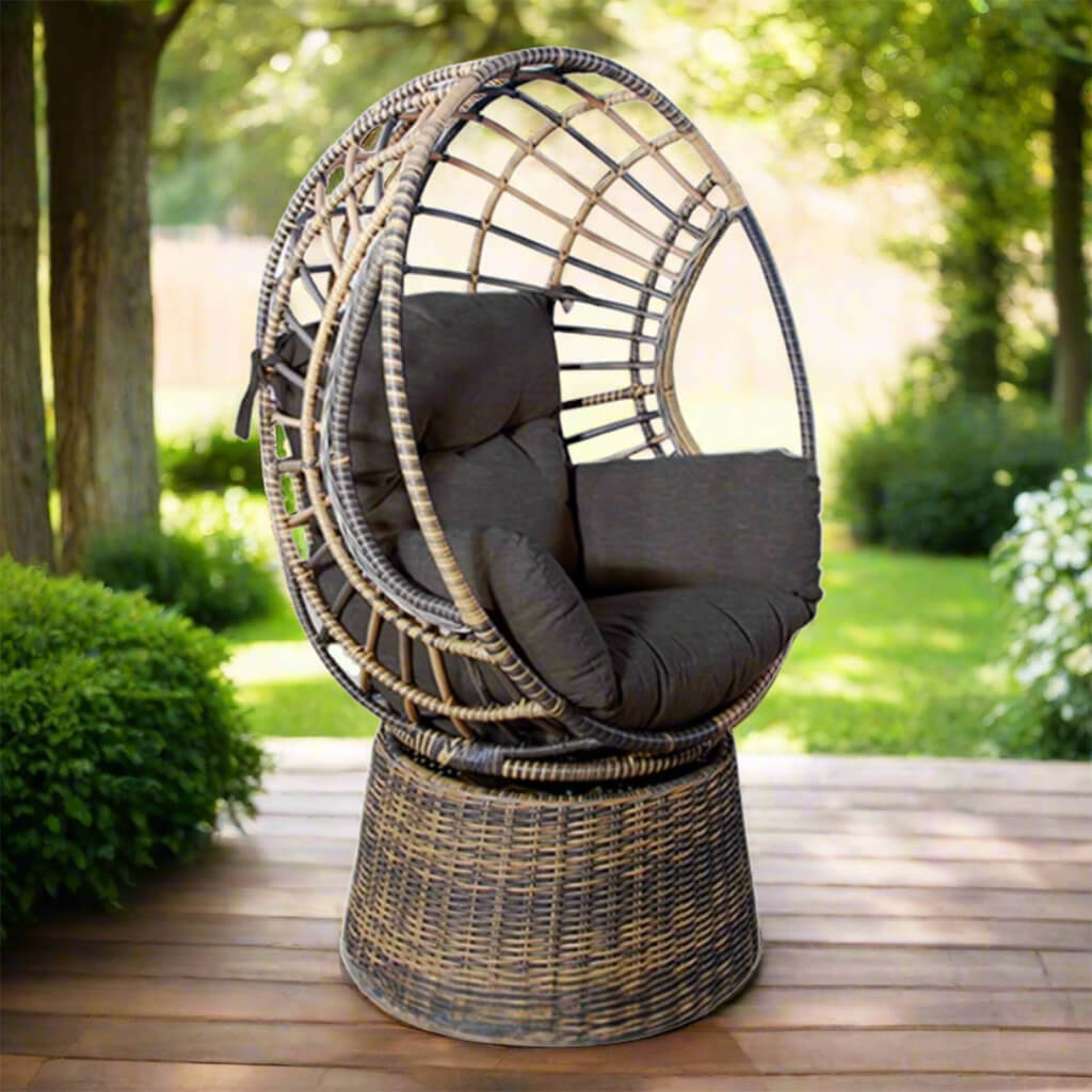 Κούνια Κήπου Πολυθρόνα Ραττάν | Lux Furniture
