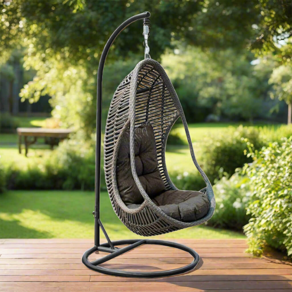 Κρεμμαστή Κούνια Κήπου Ραττάν | Lux Furniture