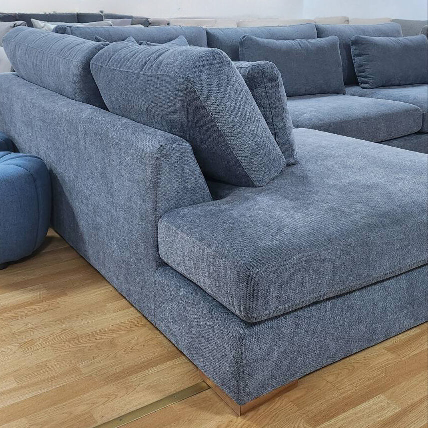 blue corner sofa lagun - Lux Furniture / Blue grey