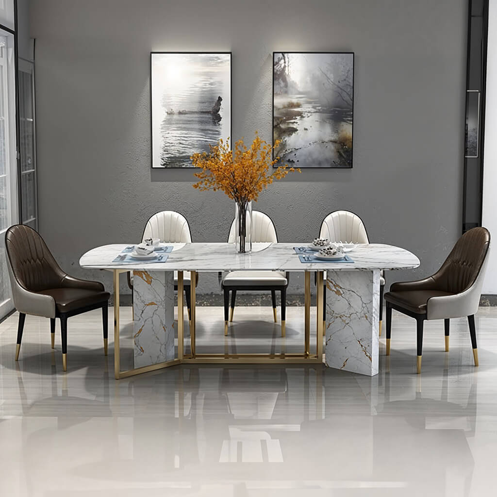 Πολυτελές Τραπέζι Κουζίνας Τραπεζαρίας Βιέννη | Lux Furniture