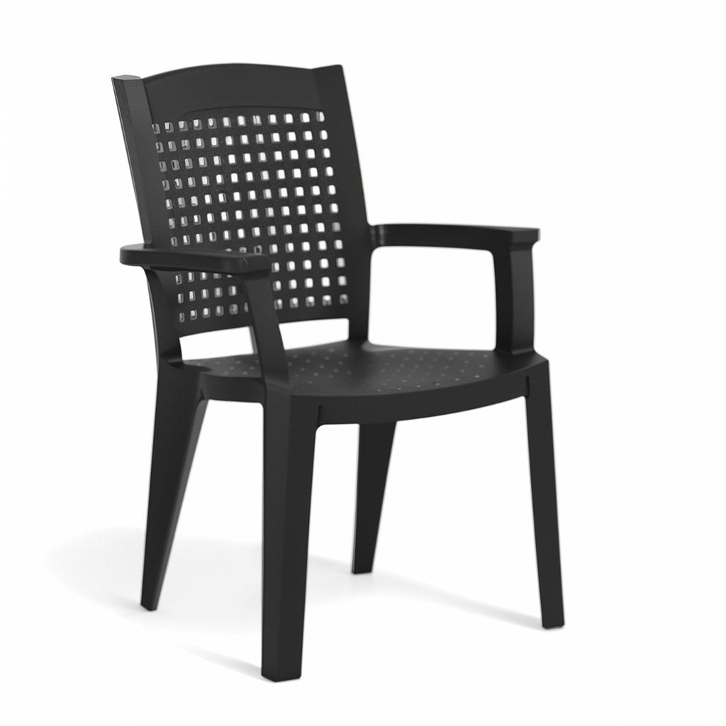 Πλαστική καρέκλα κήπου METAL - Lux Furniture