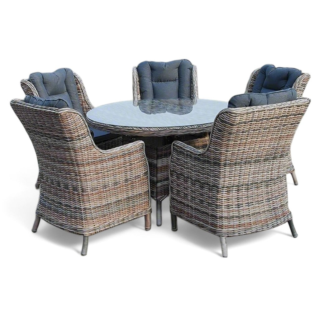 Σετ Τραπεζαρίας Εξωτερικού Χώρου Ραττάν Νάξος