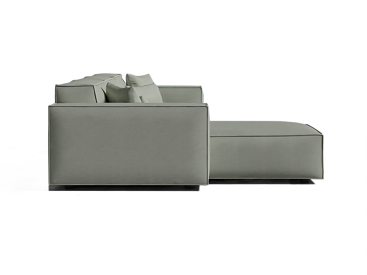 nur sofa sectional green- Lux Furniture / Soft green