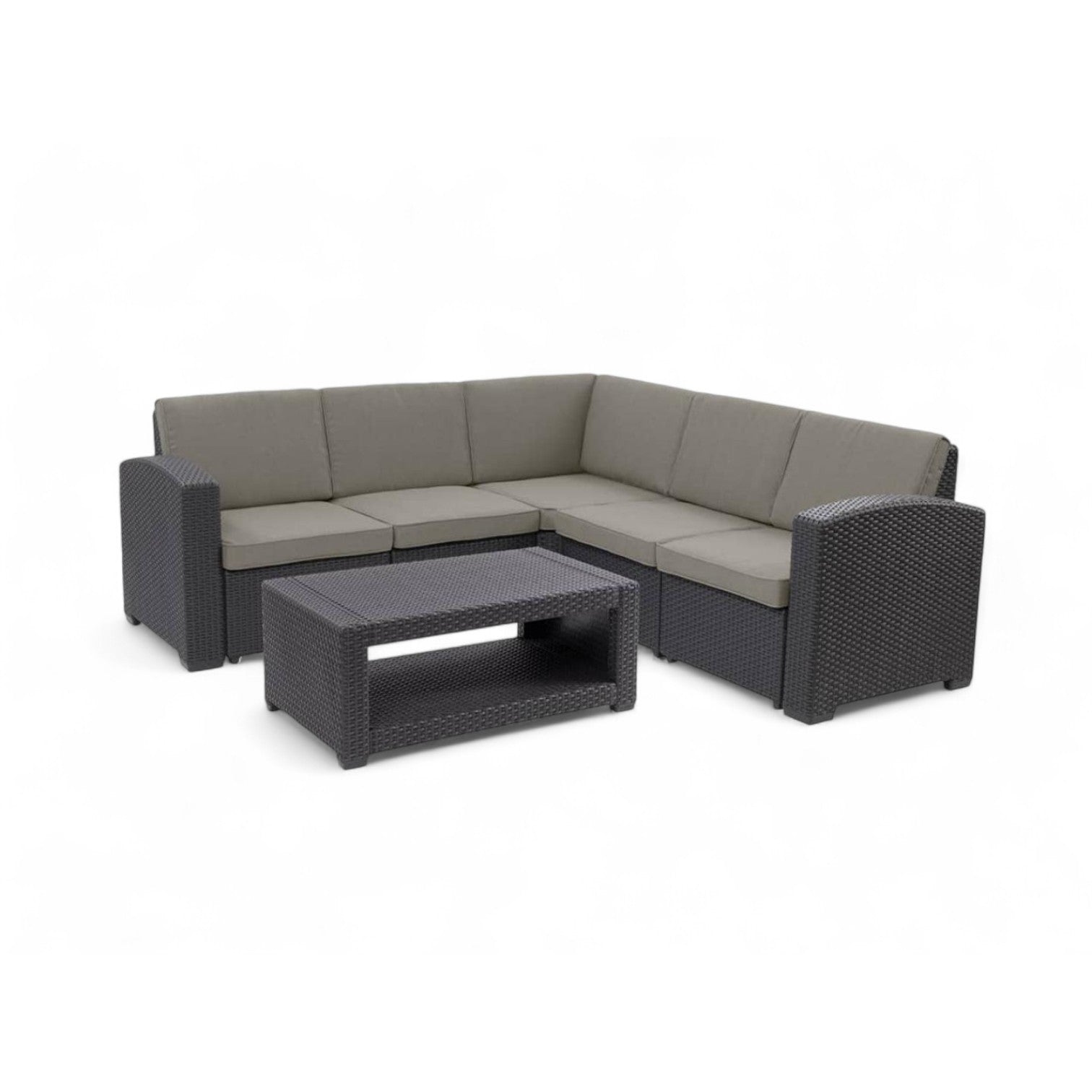 Γωνιακός καναπές εξωτερικού χώρου, σαλόνι κήπου- Lux Furniture