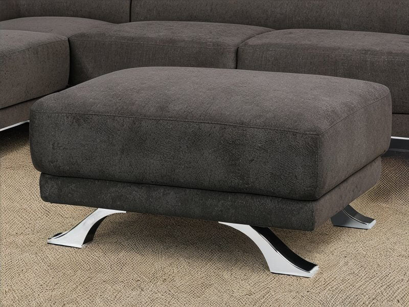 Μοντέρνο Πουφ Δανάη για Καναπέδες | Lux Furniture / Grey