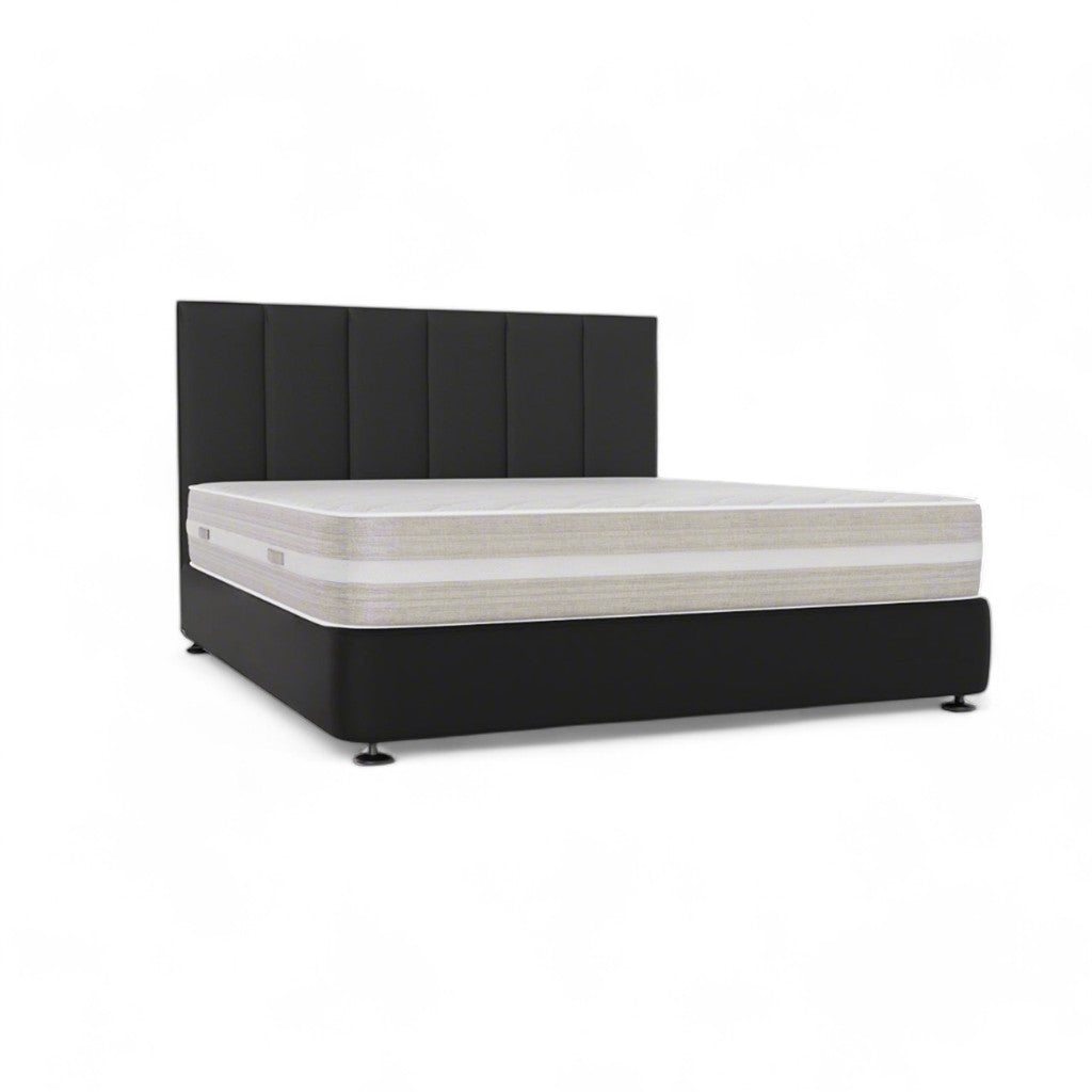 μοντέρνο επενδυμένο κρεβάτι Towers - Lux Furniture