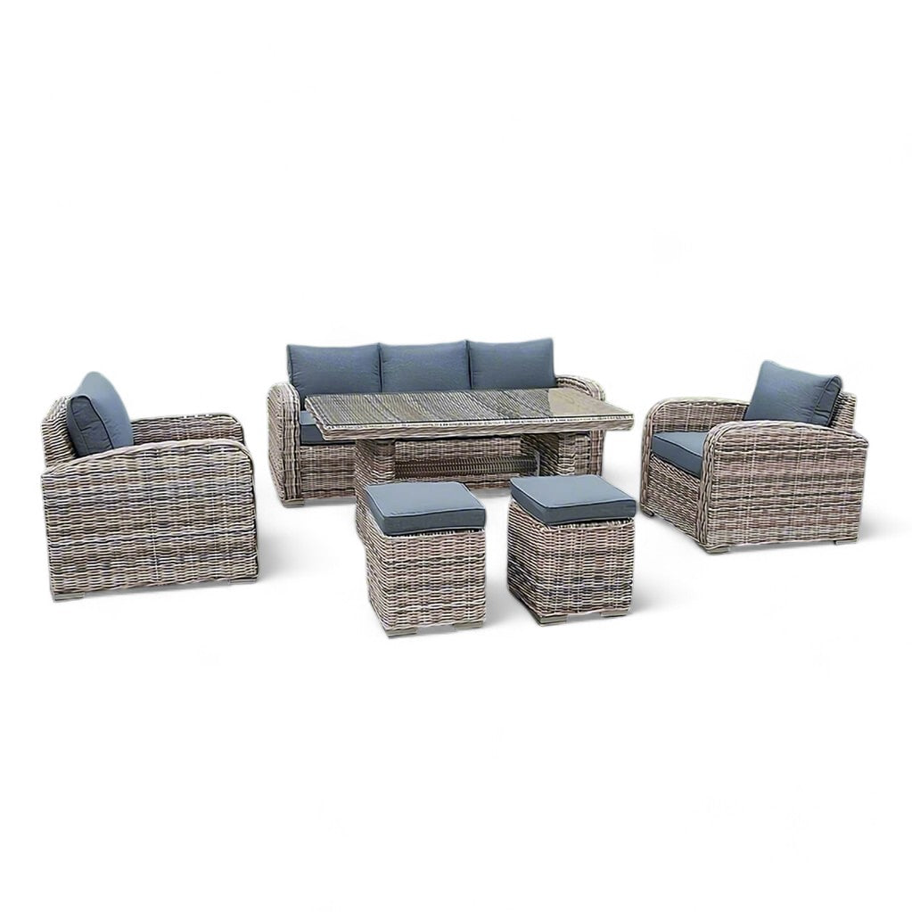 samos outdoor dining sitting set - Lux Furniture