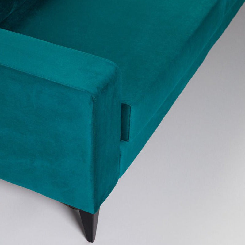 star loveseat two seater sofa/ Turquoise