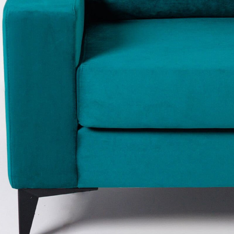 star loveseat two seater sofa/ Turquoise