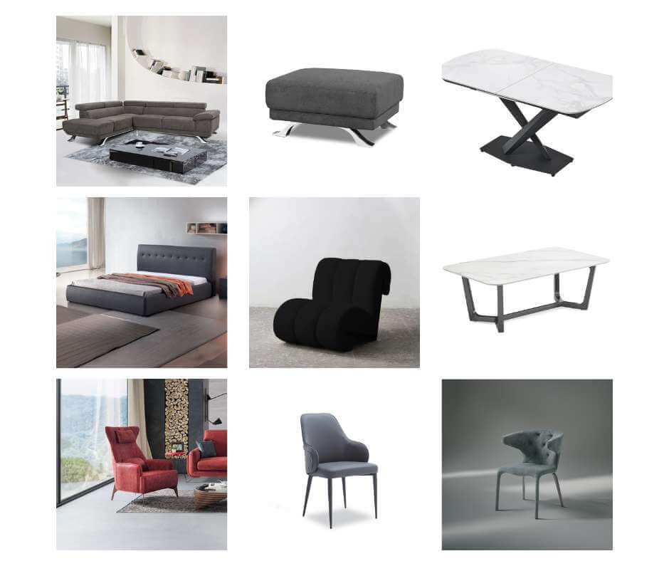 modern design bundle - Lux Furniture