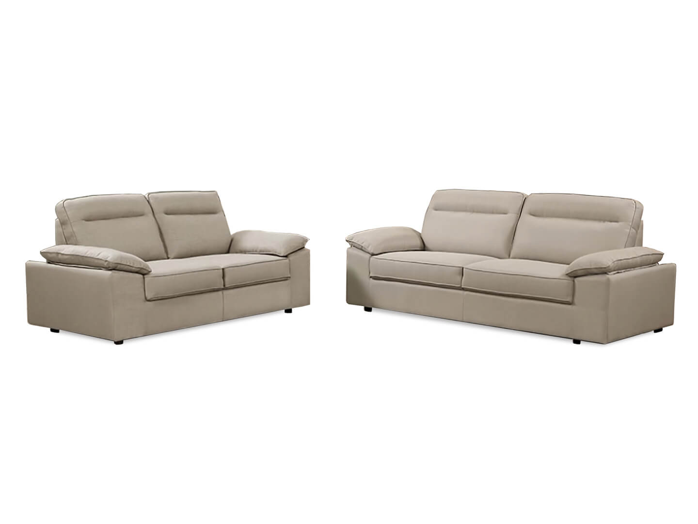 sofa set melissa ivory - Lux Furniture
