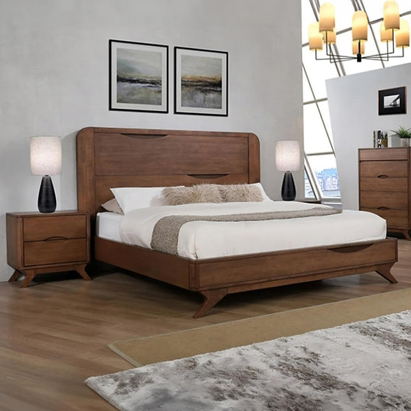 מיטת עץ עם שידות לילה ססיליה | Lux Furniture