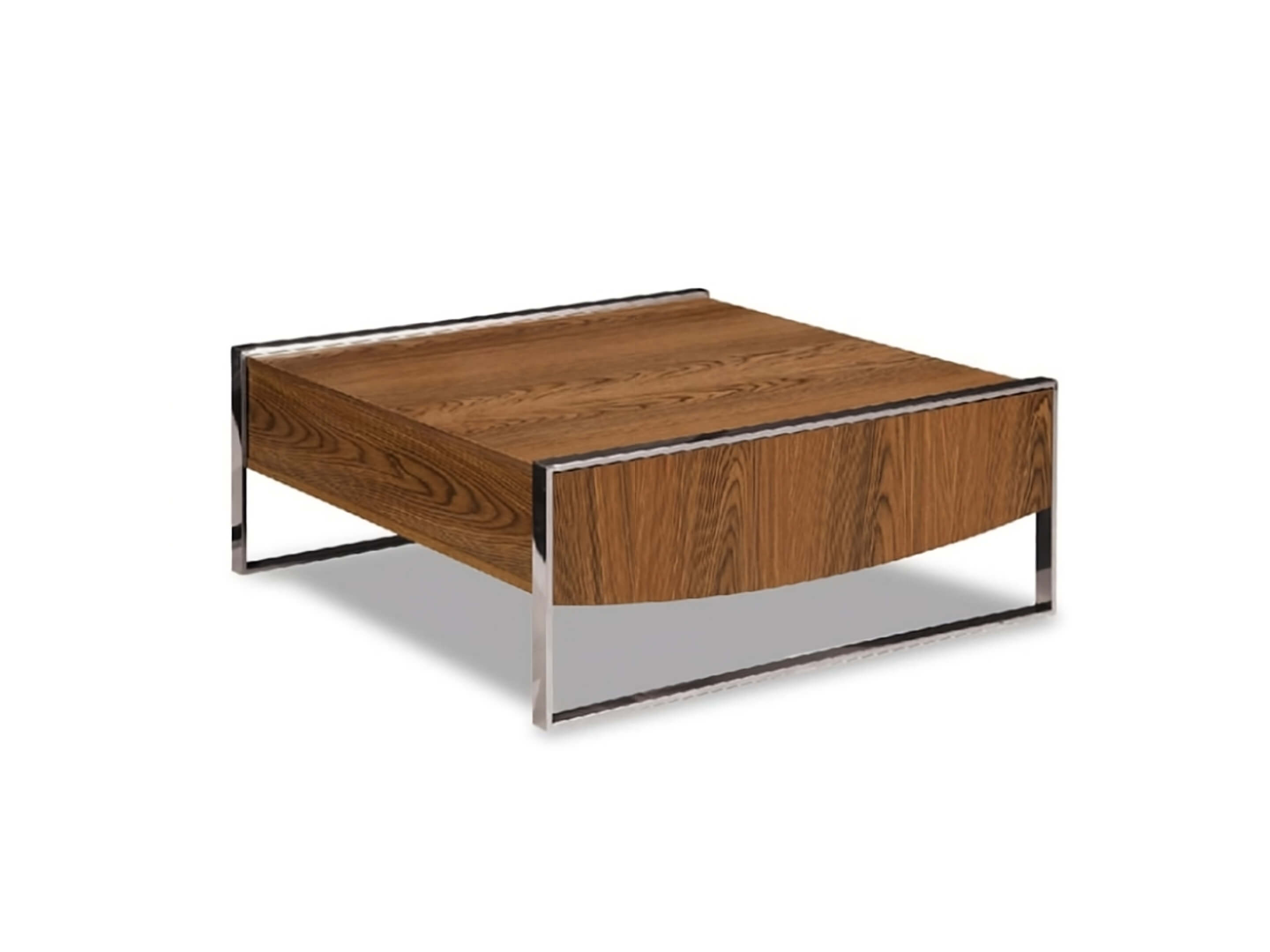 modern coffee table with stainless steel legs - Lux Furniture
