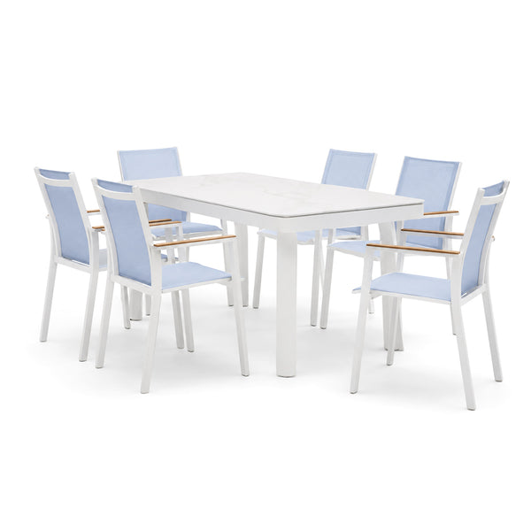 Αλουμίνια Τραπεζαρία Κήπου Alpha | Lux Furniture