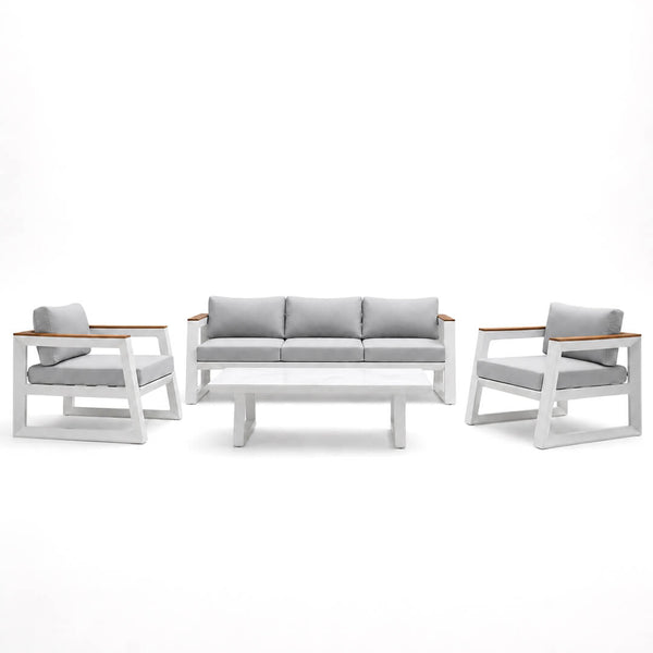 Μοντέρνο Σετ Κήπου απο Αλουμίνιο Alpha | Lux Furniture