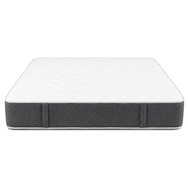 sideview of mattress, showing the handles  