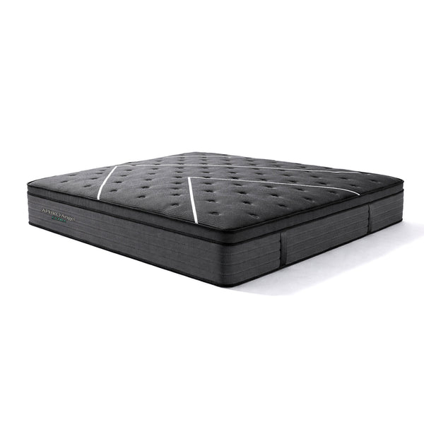 Στρώμα Aphro Angel Extra – μαύρο ύφασμα – με ενσωματωμένο pillow topper – ανατομικό – σε λευκό φόντο