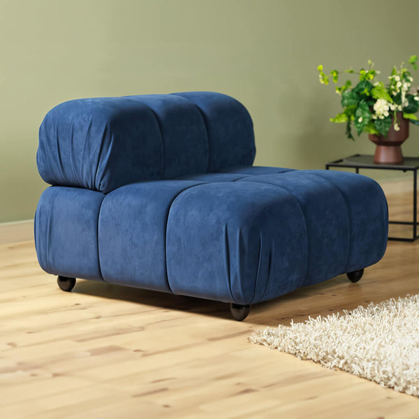 כורסה כחולה מודרנית armchair odise - Lux Furniture