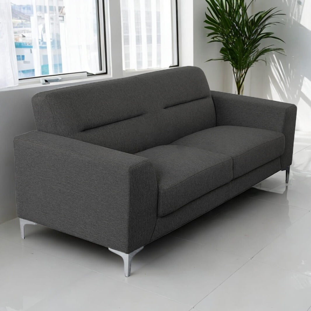 τριθέσιος καναπές grey sofa athena / Grey
