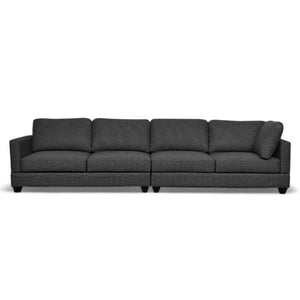 modern corner sofa Atlanta / Dark grey