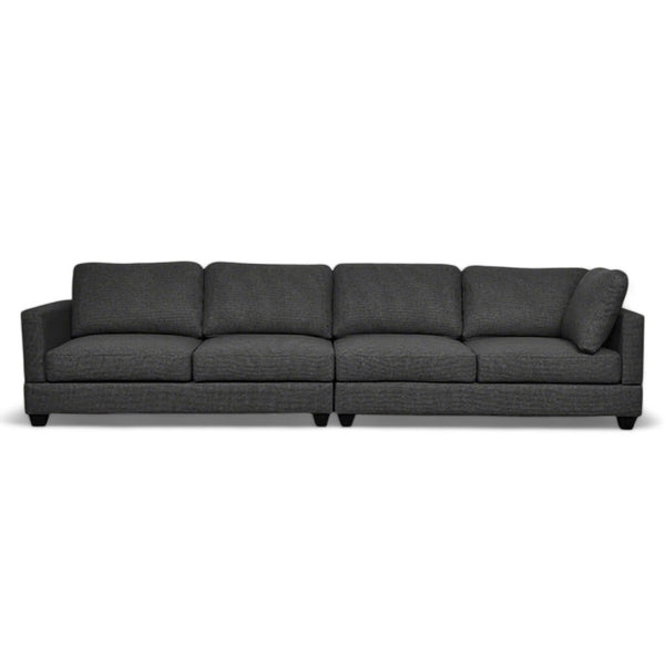 modern corner sofa Atlanta / Dark grey