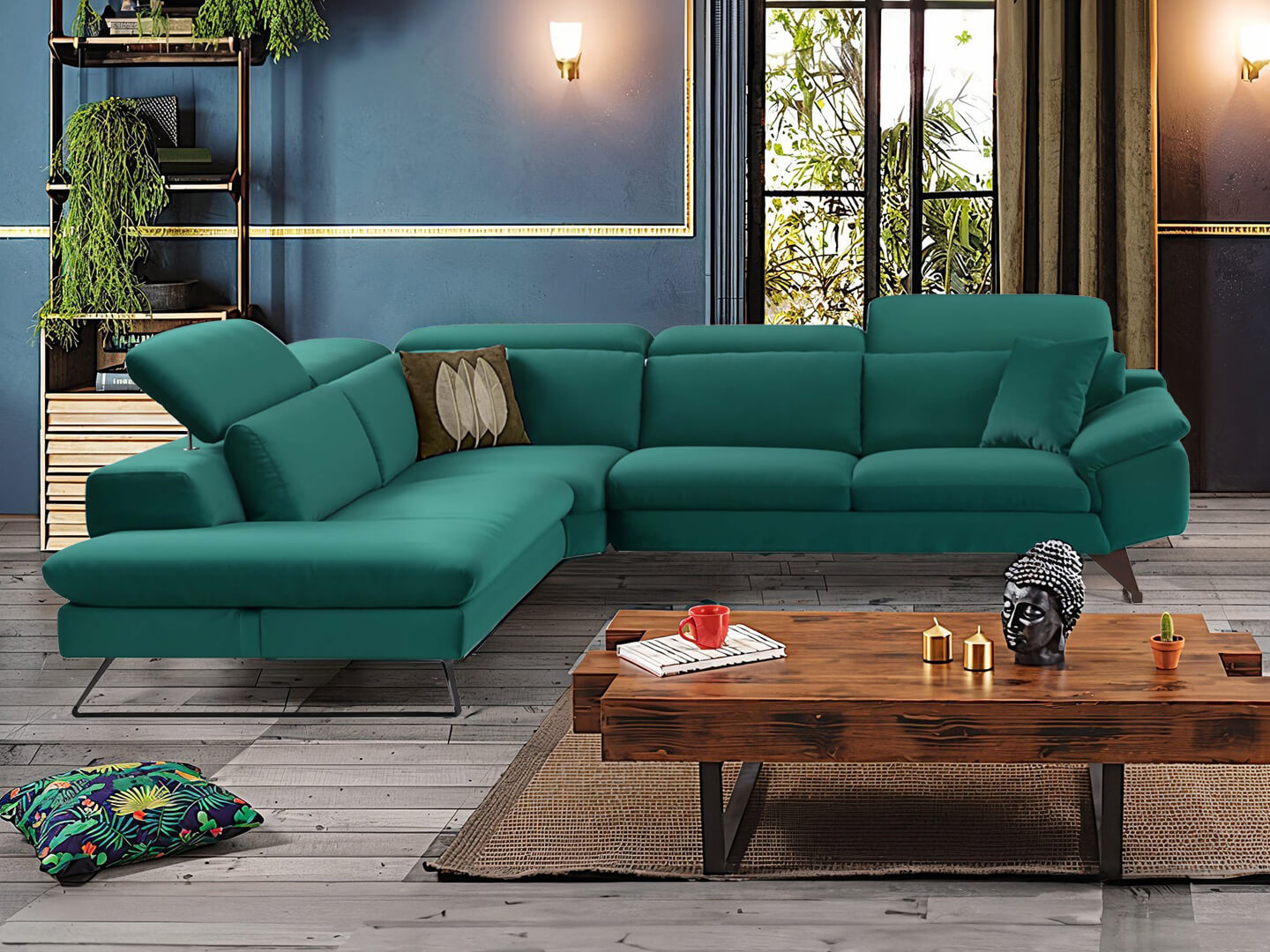 Γωνιακός καναπές βερολίνο - Lux Furniture