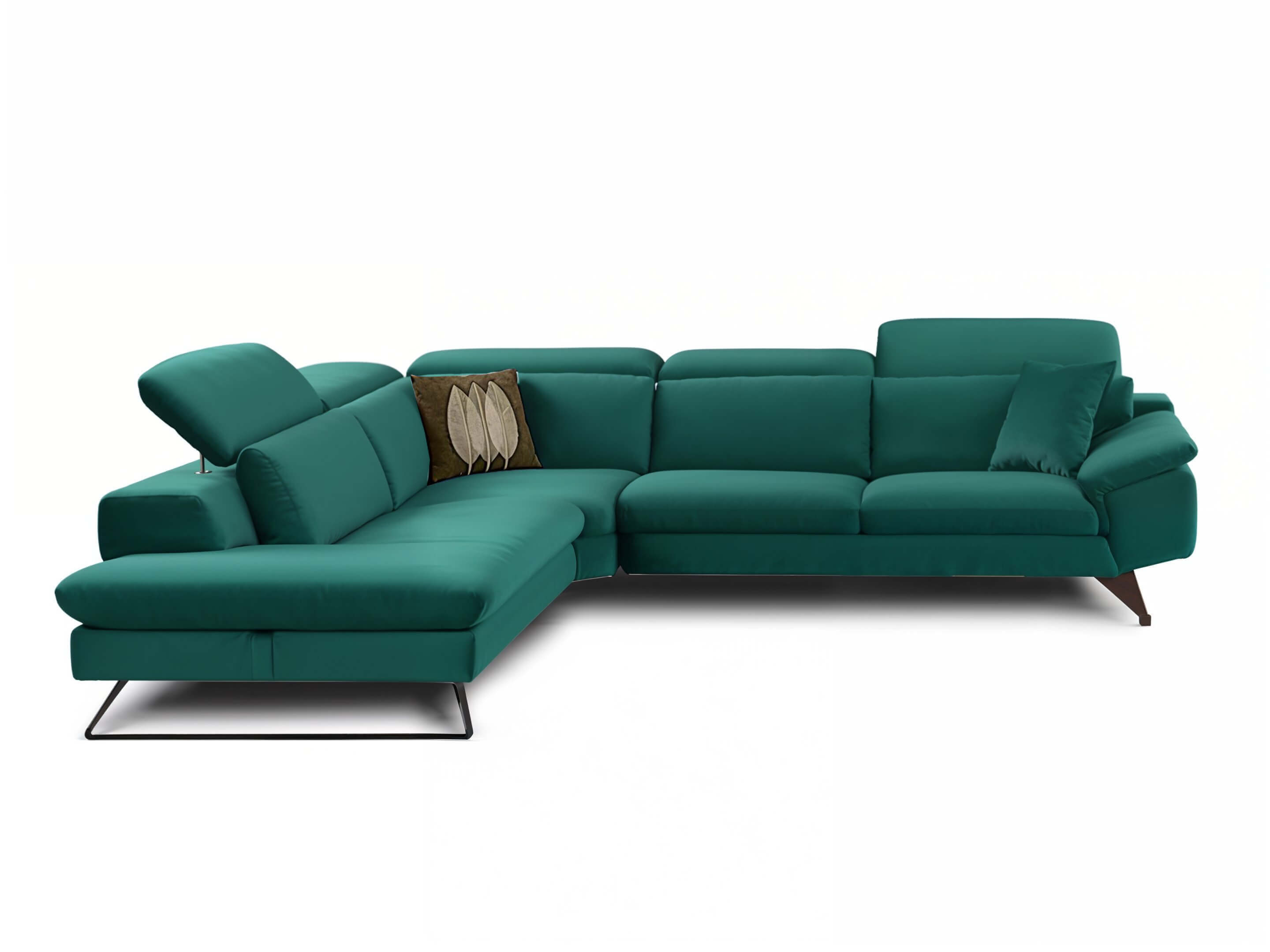 berlin corner sofa turquoise - Lux Furniture