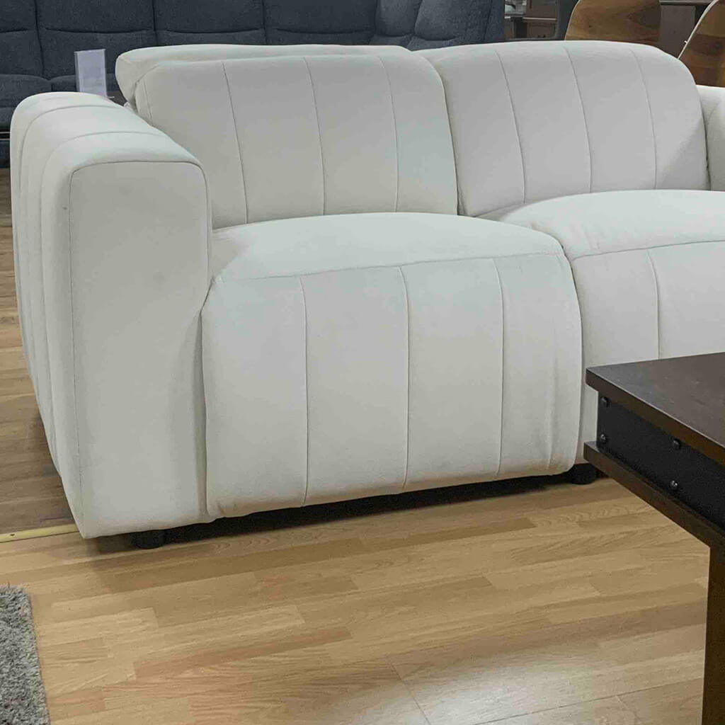 dithesios kanapes recliner bianca – microsuede – mpeze – kontini lipsi – monterno design / Beige