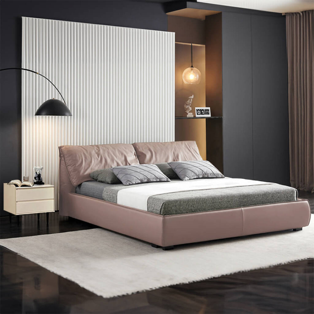 מיטה בריפוד בד California| Lux Furniture
