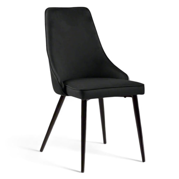 Μοντέρνα καρέκλα κουζίνας Capri | Lux Furniture / black
