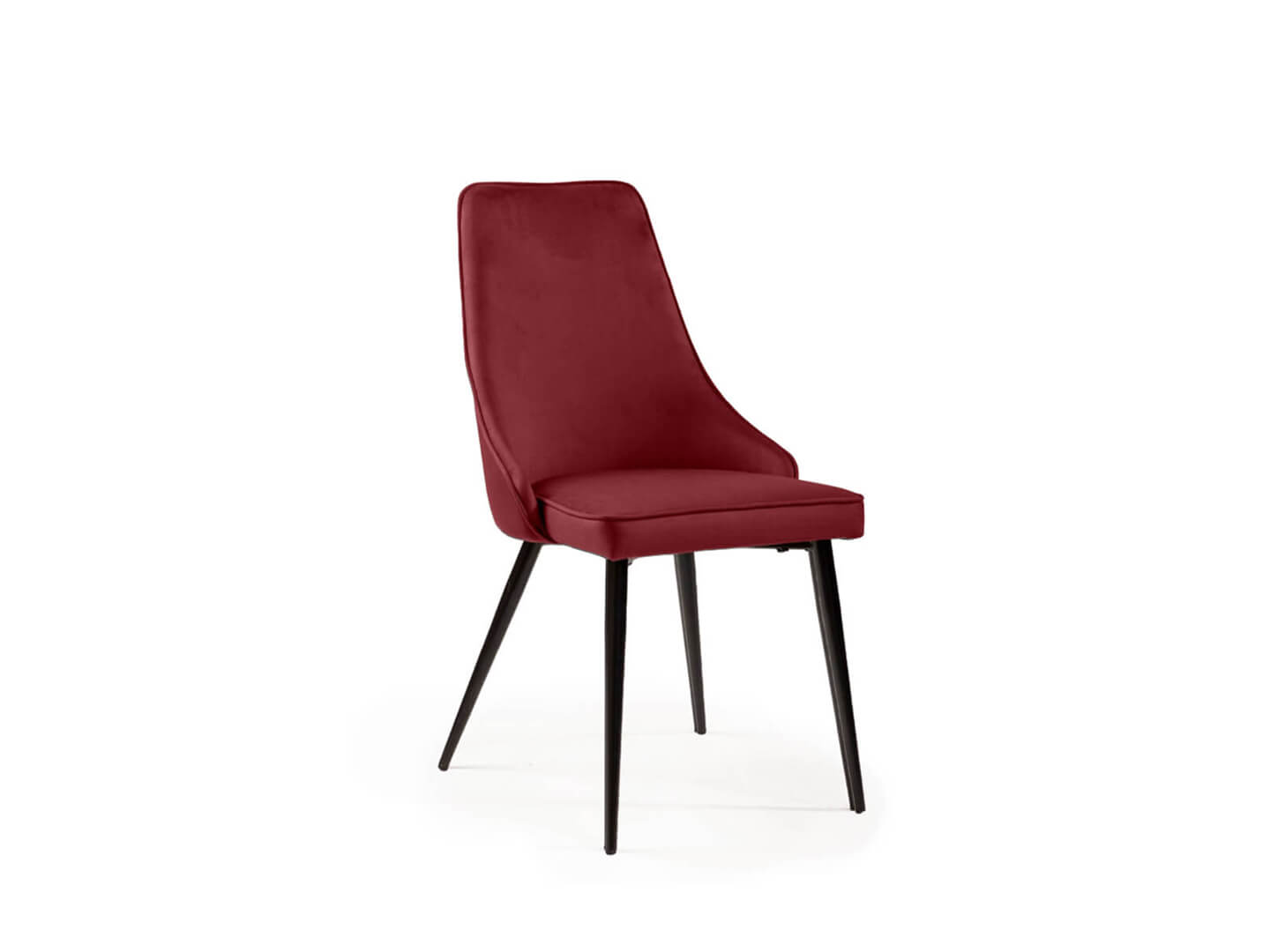 βελούδινη καρέκλα κουζίνας Capri capri dining chair / red