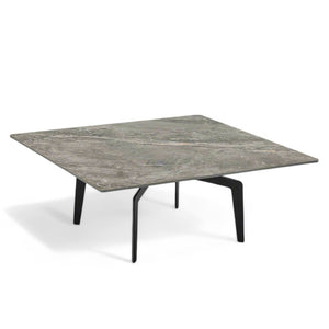 שולחן סלון מרובע משיש אפור - Lux Furniture