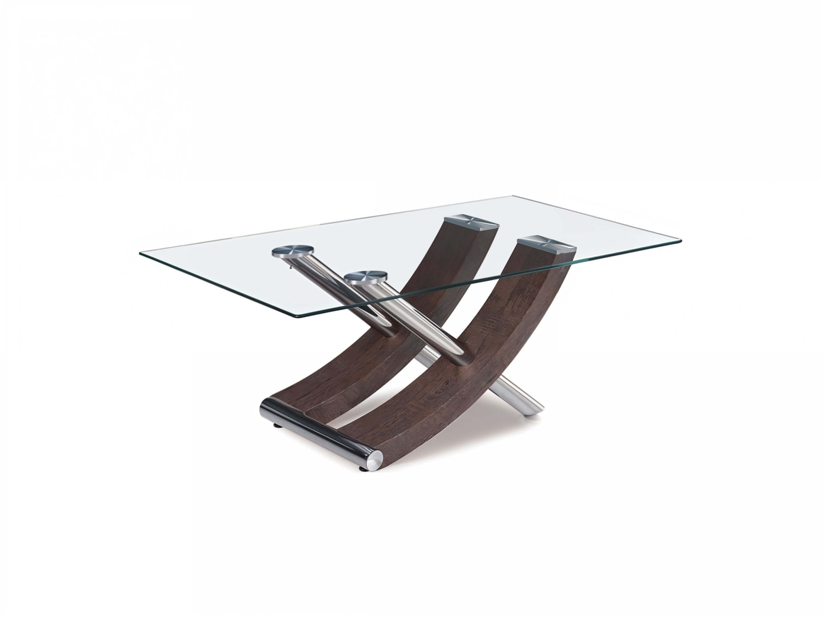minimal coffee table letter X - Lux Furniture