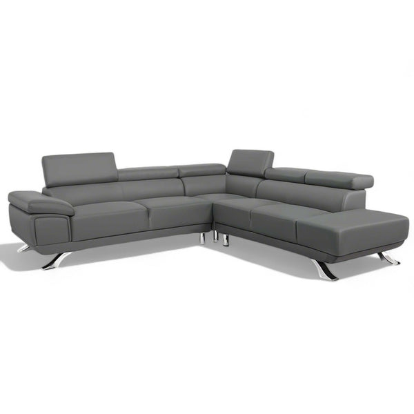 Современный угловой диван Данаэ Extra | Lux Furniture / Danae grey