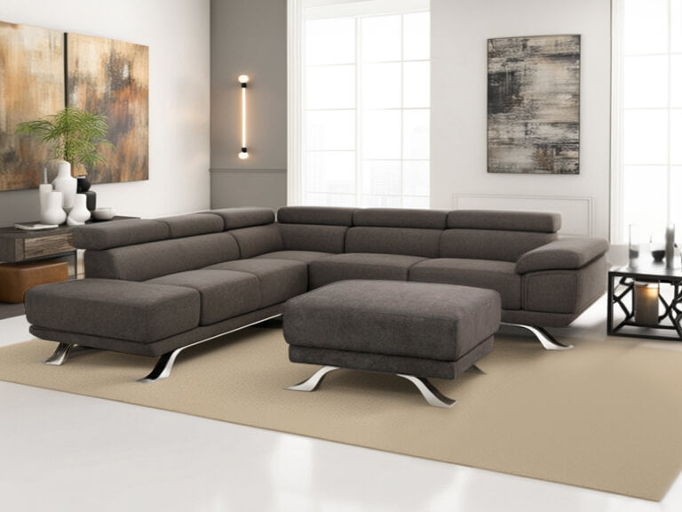 danae extra corner sofa modern - Lux Furniture / Grey