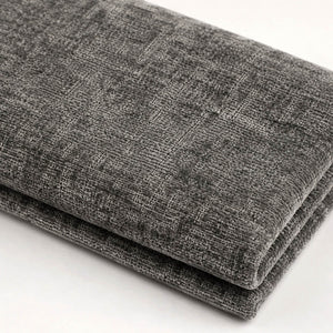 kontini fotografia tou yfasmatos dark grey danai- microsuede, polyester blend textured linen / Danae Dark grey