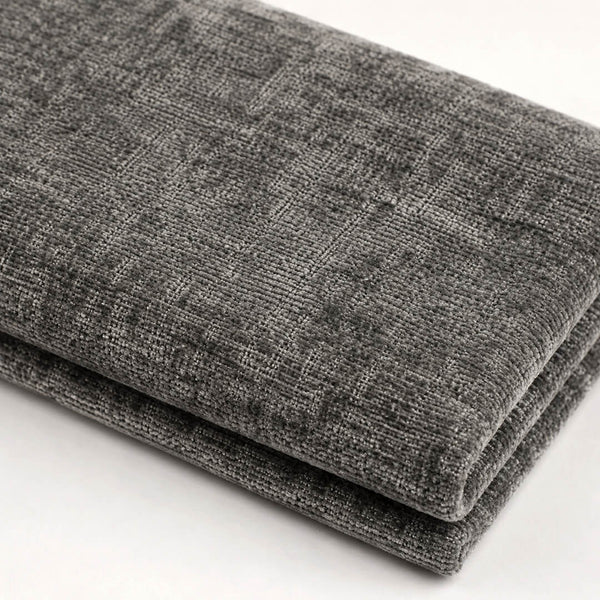 kontini fotografia tou yfasmatos dark grey danai- microsuede, polyester blend textured linen / Danae Dark grey