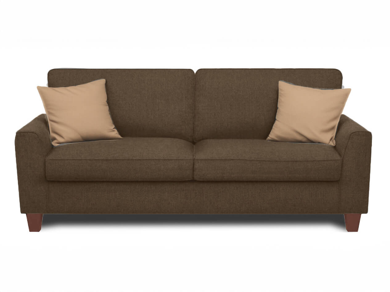 classic 2 seater sofa renata - Lux Furniture / Brown