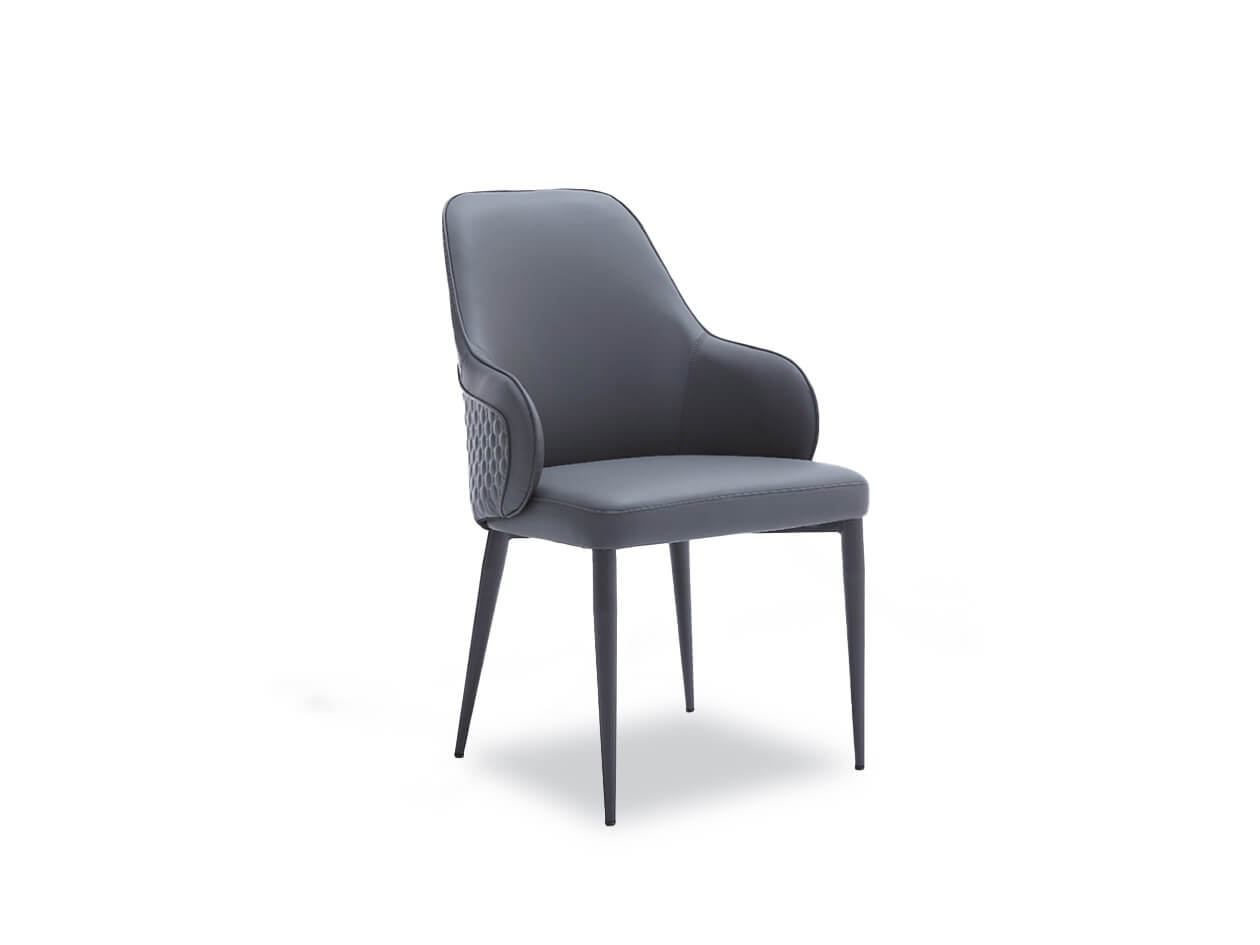 arris dining chair grey - Lux Furniture