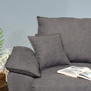 Ducat corner sofa-bed, Grey / Grey