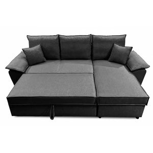 Modern corner sofa bed Dugat | LUX FURNITURE / Grey