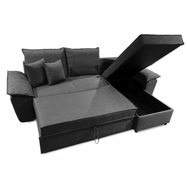 Modern corner sofa bed Dugat | LUX FURNITURE / Grey