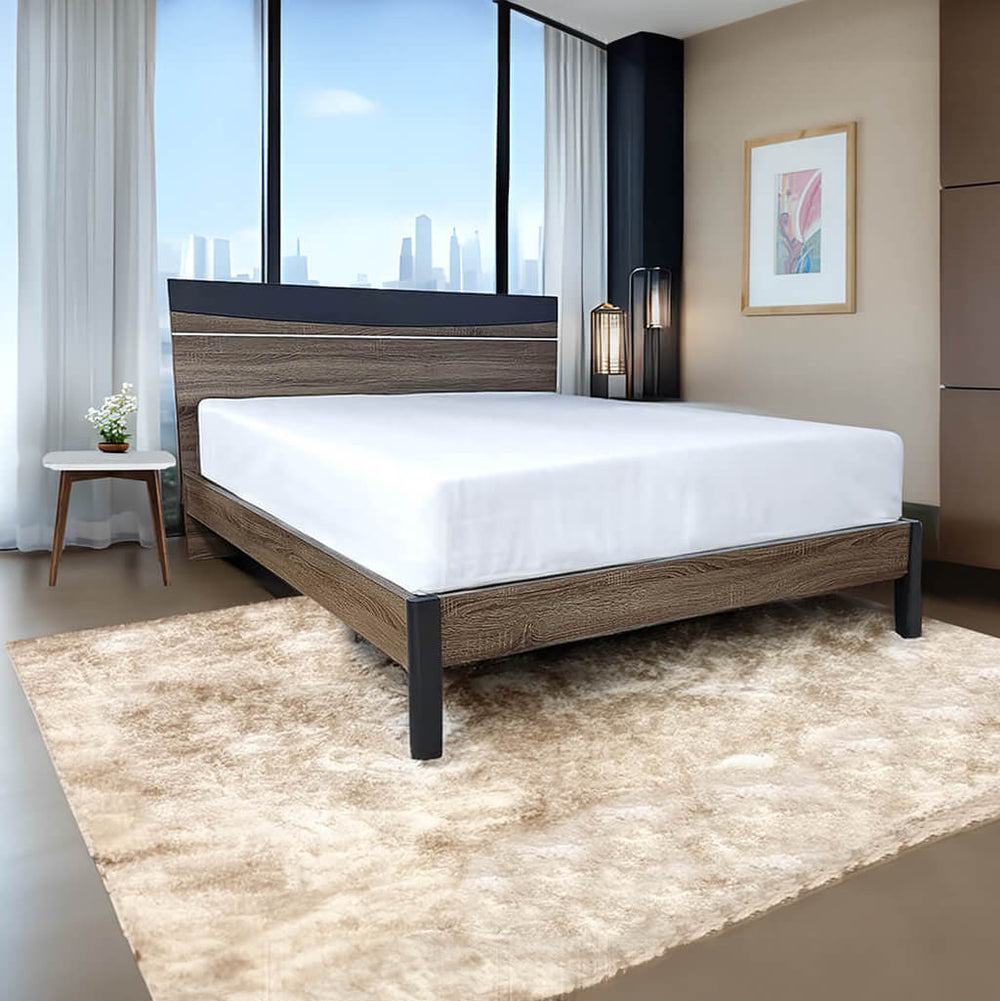 מיטת עץ מינימליסטית איריני | Lux Furniture