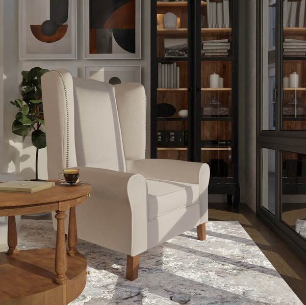 Elizabeth living room armchair - Lux Furniture / Beige