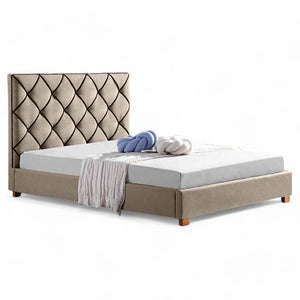 Ira upholstered double bed | LUX FURNITURE